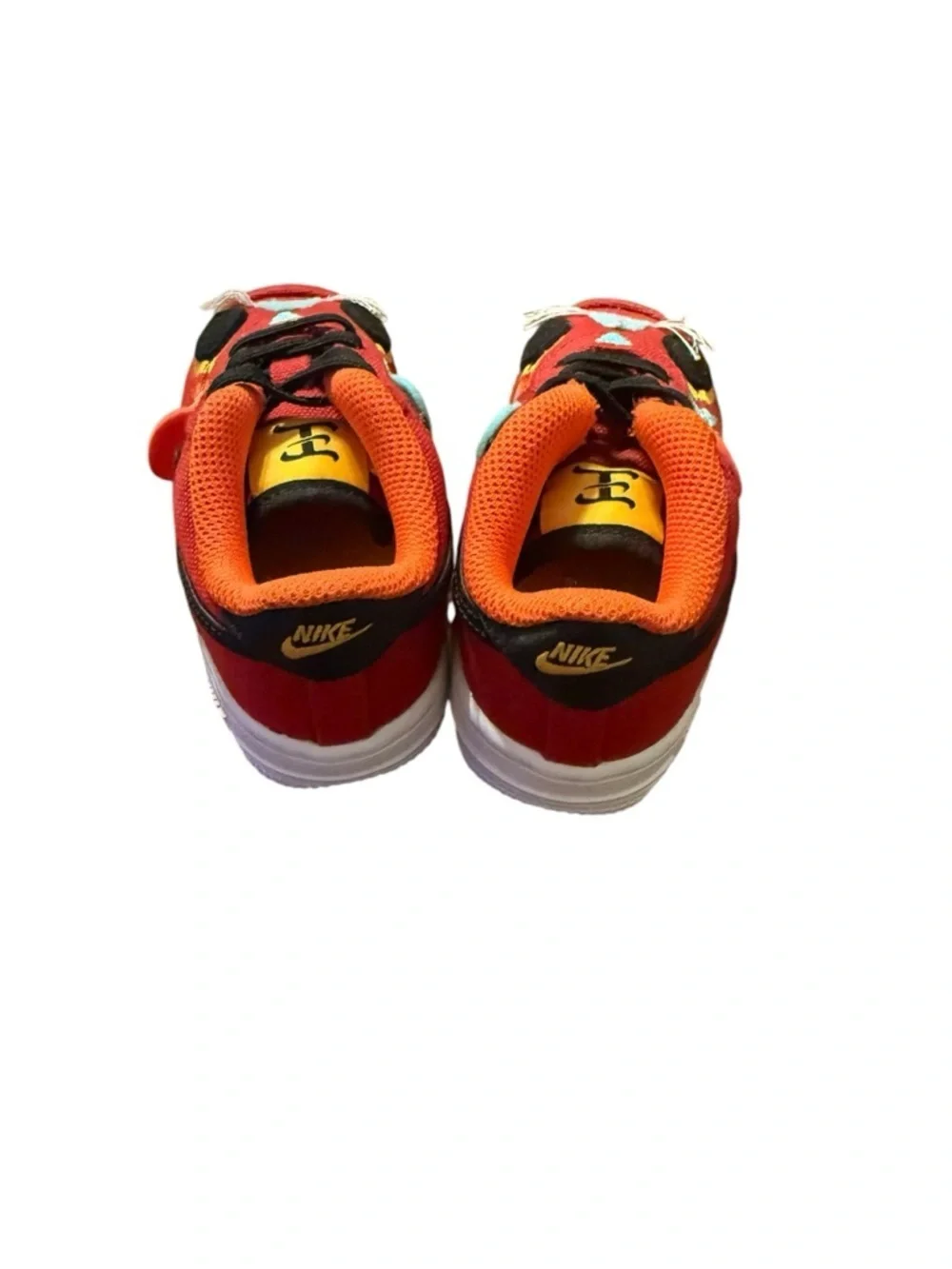 Nike Kids Red Animal Face Sneakers - Casual Slip-On Shoes